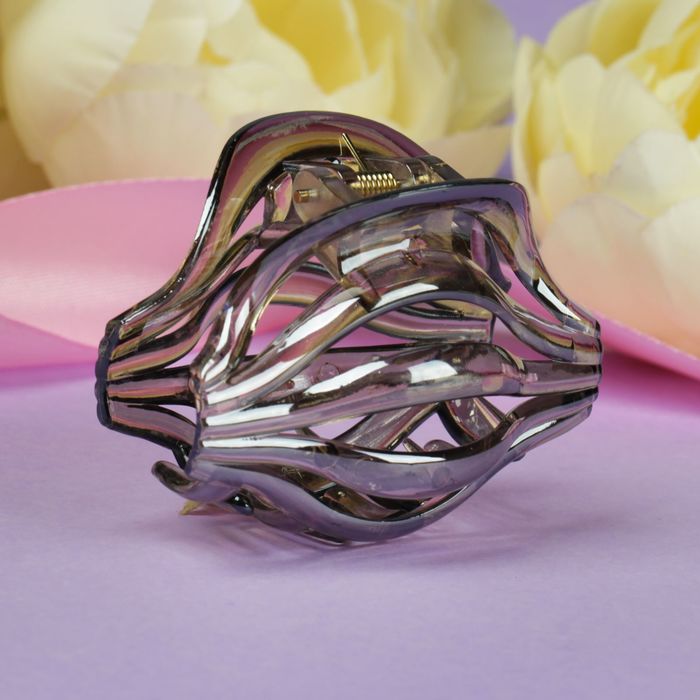 Краб для волос "Мерцание" 6 см луковица