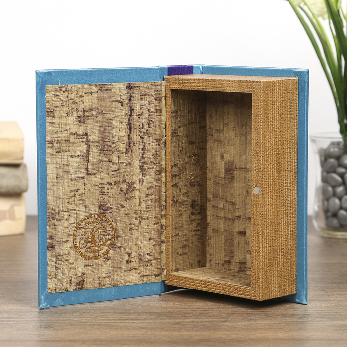 Шкатулка-книга дерево "Цветочный аромат" шёлк 17х11х5 см