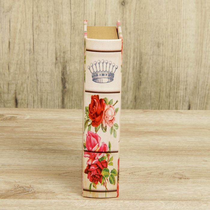 Шкатулка-книга дерево "Александра" кожзам 21х13х5 см