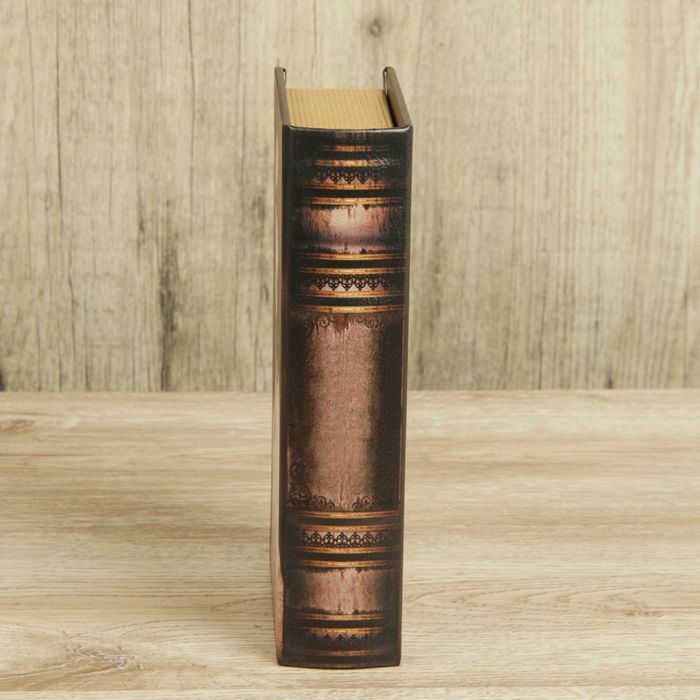 Сейф-книга дерево "Лили" кожзам 21х13х5 см