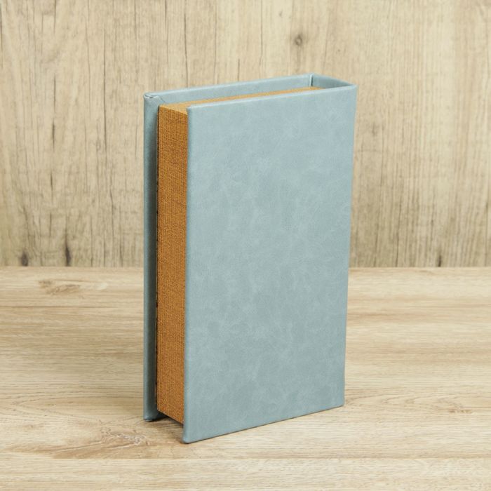 Шкатулка-книга дерево "Элегия" кожзам 21х13х5 см