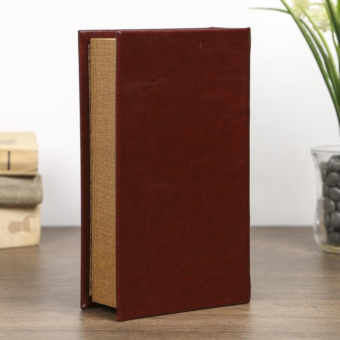 Шкатулка-книга дерево "Рыцарский щит" кожзам 21х13х5 см