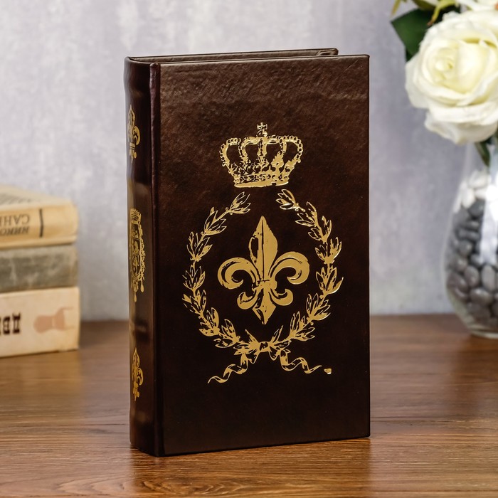 Сейф-книга дерево "Империя" кожзам 21х13х5 см