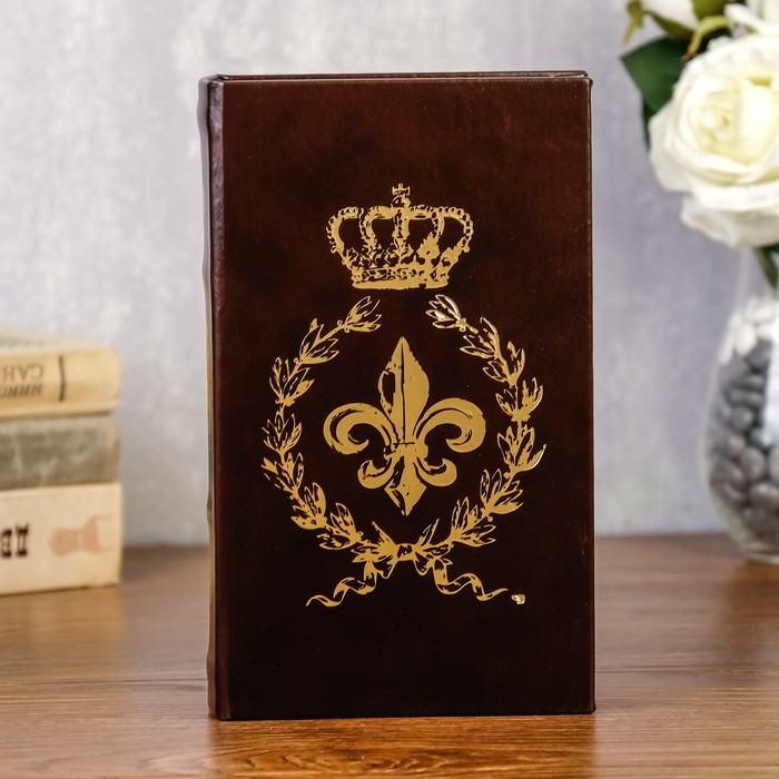 Сейф-книга дерево "Империя" кожзам 21х13х5 см