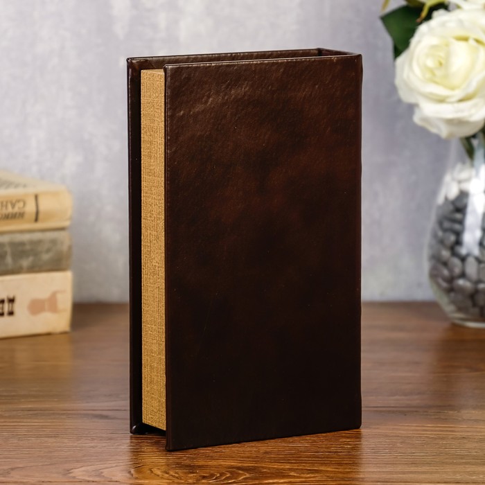 Сейф-книга дерево "Империя" кожзам 21х13х5 см