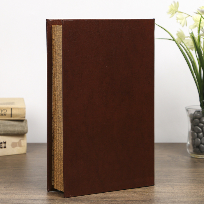 Шкатулка-книга дерево "Орнамент" кожзам 26х17х5 см