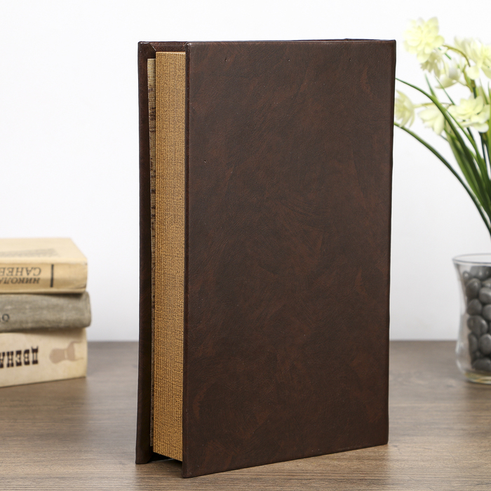 Шкатулка-книга дерево "Коллекция классики" кожзам 26х17х5 см