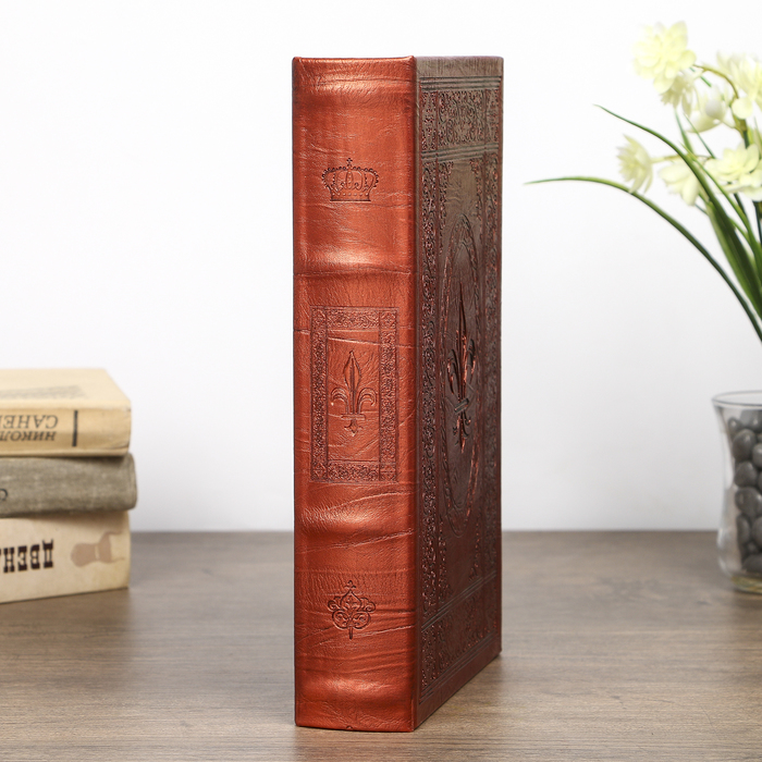 Шкатулка-книга дерево "Аристократ" кожзам 26х17х5 см