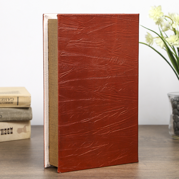 Шкатулка-книга дерево "Аристократ" кожзам 26х17х5 см