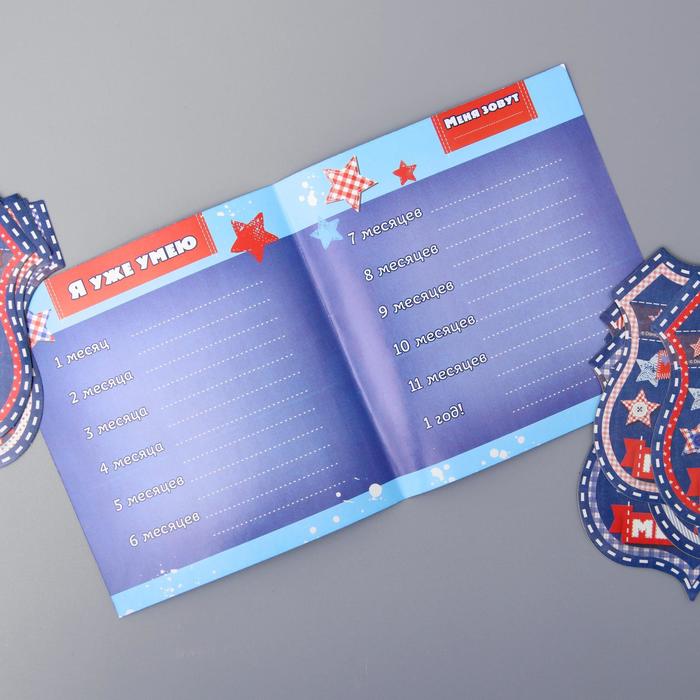 Наклейки для фотографирования (12 шт.) и карта достижений "Малыш", Тачки