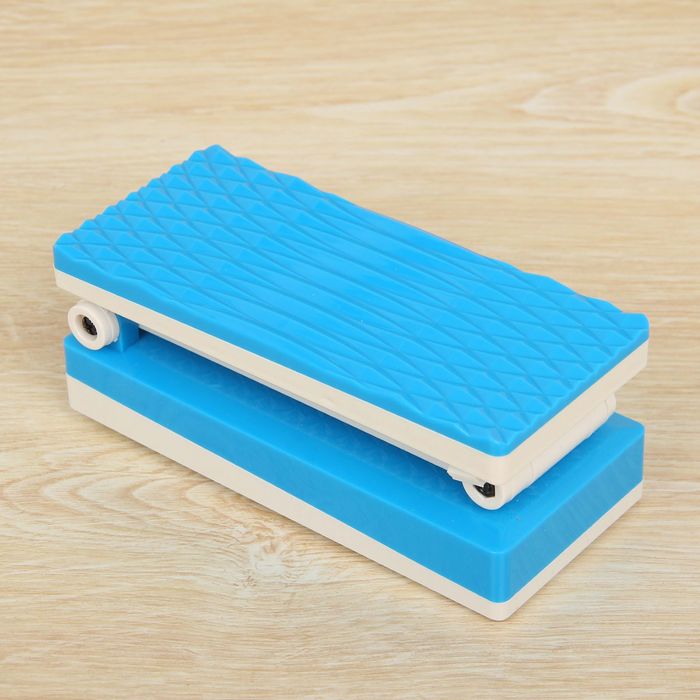 Лампа настольная "Ребристость" 27 диодов синяя 45х16х6,8 см