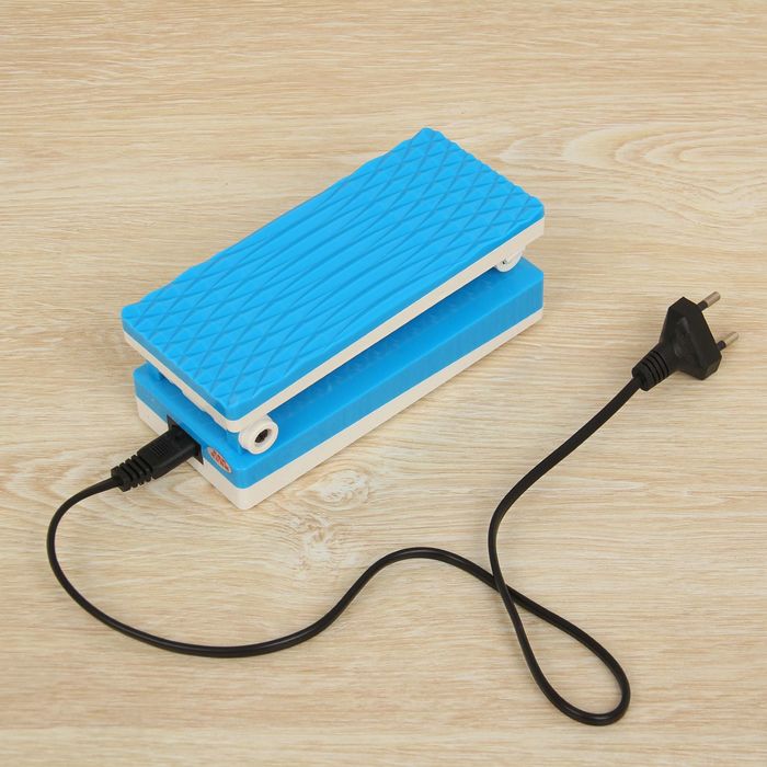 Лампа настольная "Ребристость" 27 диодов синяя 45х16х6,8 см