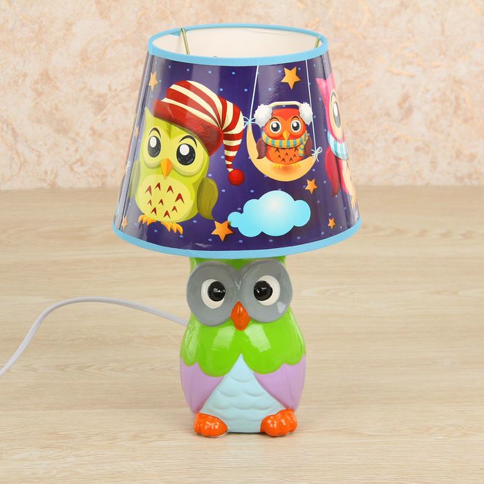 Светильник детский керамика "Совёнок" МИКС 31,5х20х20 см