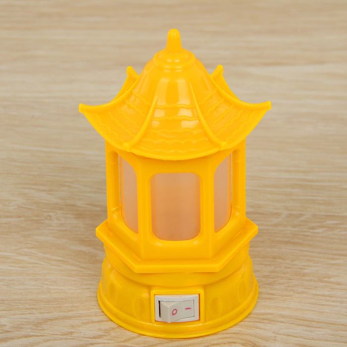 Ночник LED "Китайский домик" МИКС 10х5,5х5 см