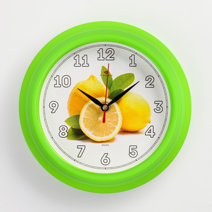 Часы настенные Лимоны, Рубин, 21х21 см