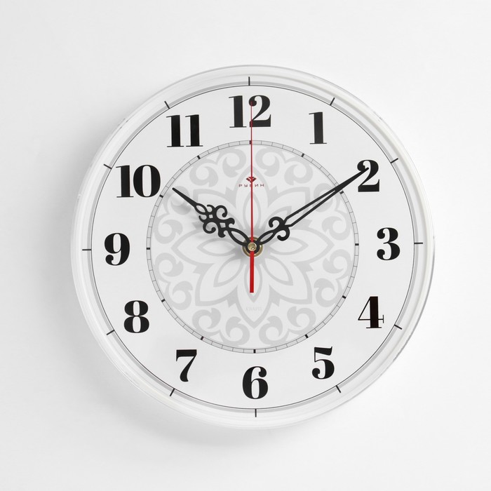 Часы настенные, интерьерные Рубин, d-25 см часы настенные интерьерные рубин 30 см белые
