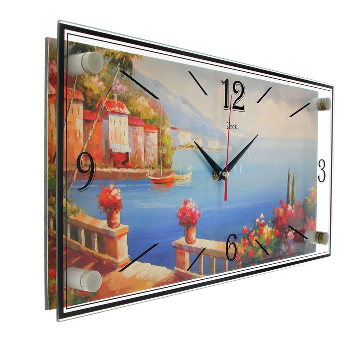 Часы настенные "Причал", 19х39 см