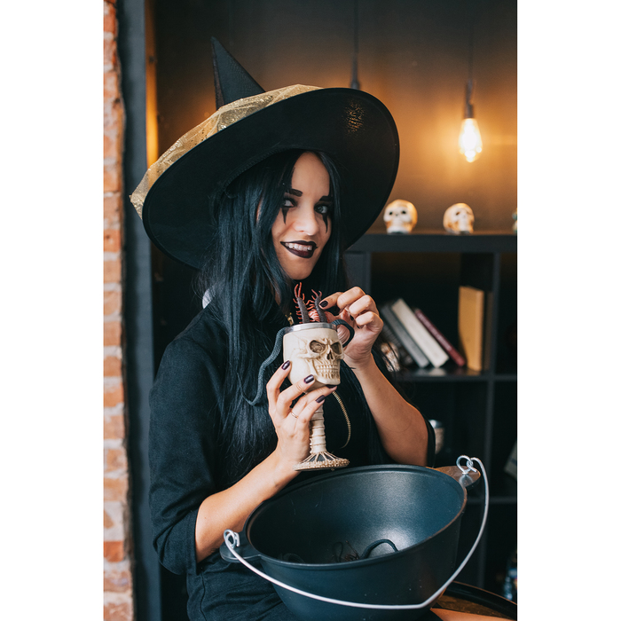 Карнавальная шляпа "Конус" с вуалью