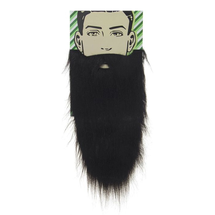 Карнавальная борода "Старик", цвет черный