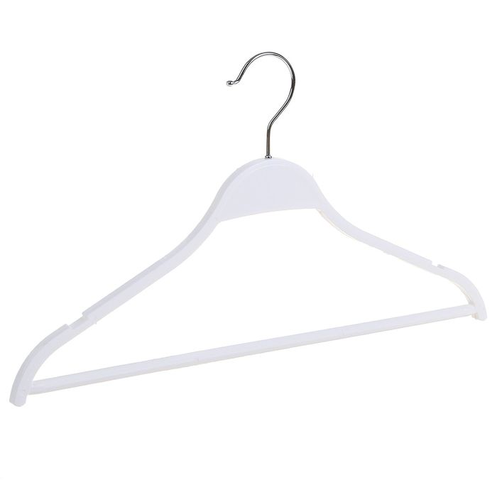 Вешалка-плечики, размер 42-44, цвет белый