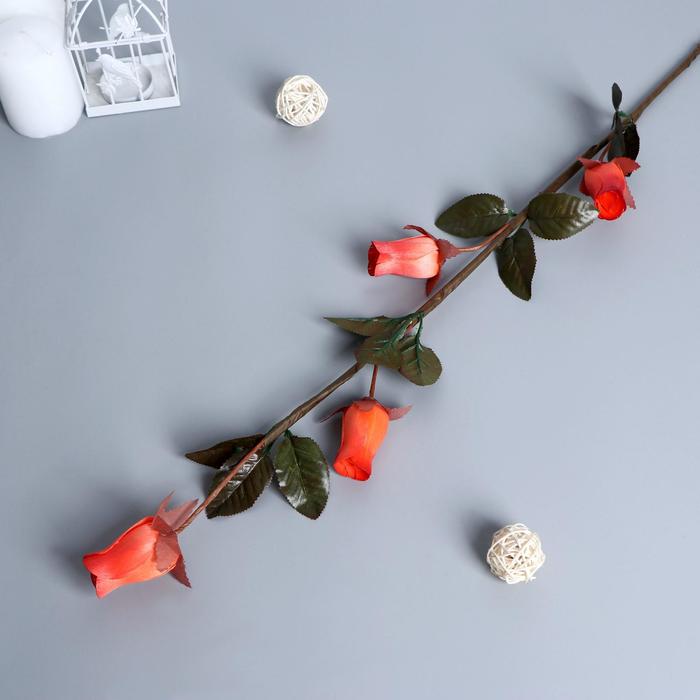 Декоративная ветка "Роза" микс