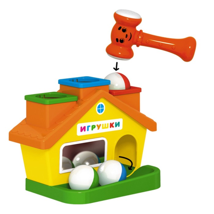 

Игрушка Стучалка «Домик»