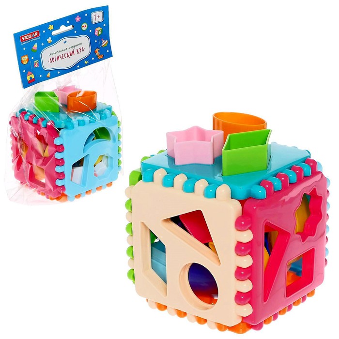 Логический куб подарочный куб логический elefantino на батарейках 6 функций