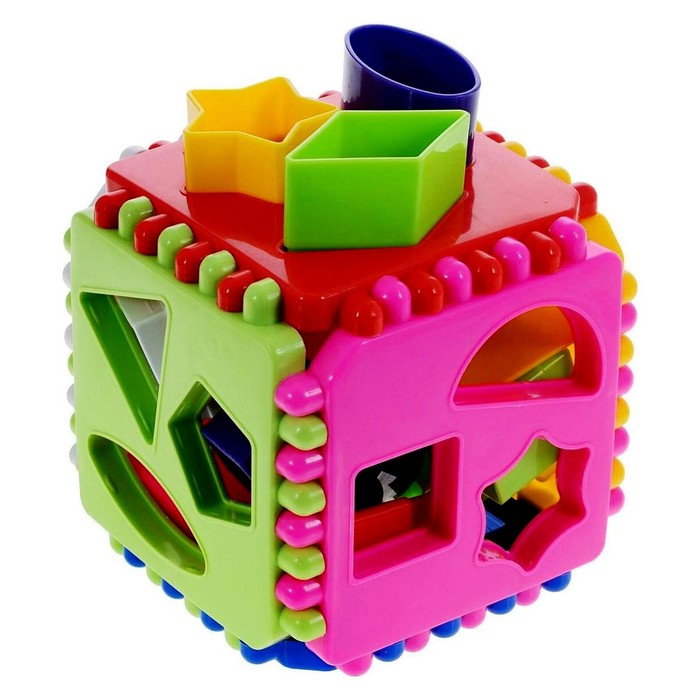Логический куб сортеры elefantino куб логический первые уроки