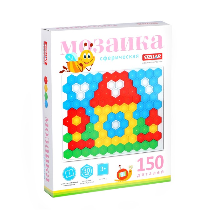 Мозаика, диаметр 30 мм, 150 шт