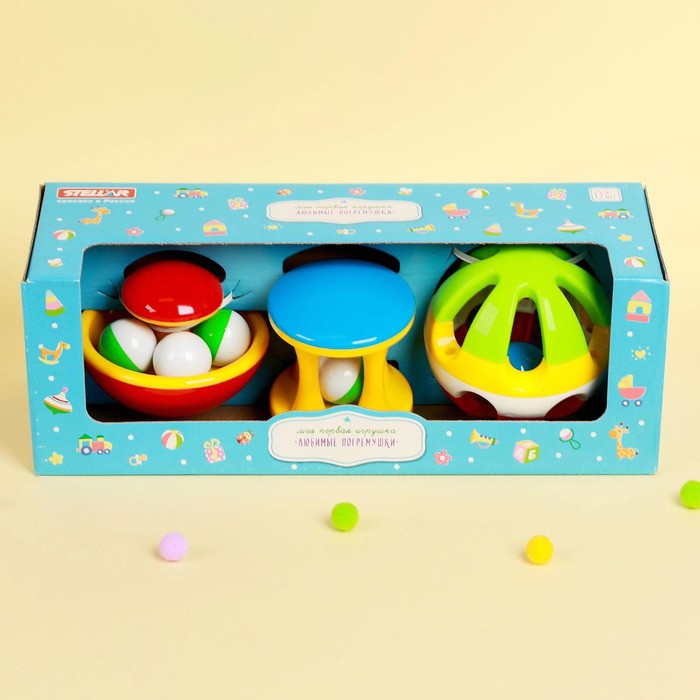 Подарочный набор "Погремушки", МИКС