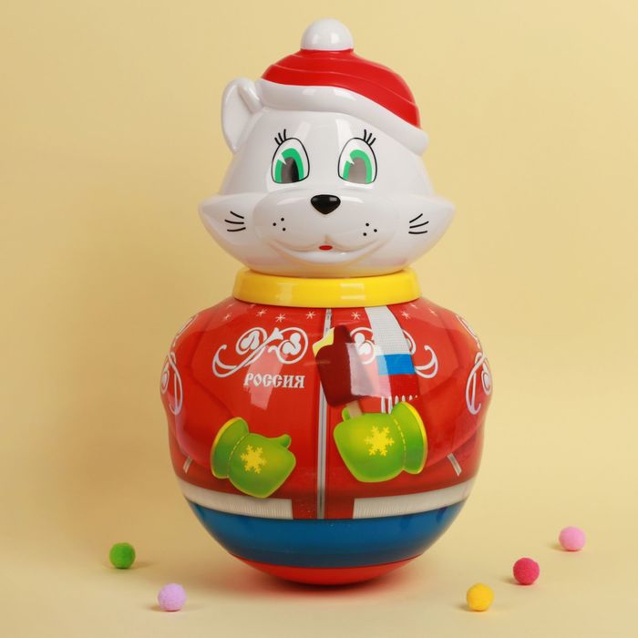 Неваляшка большая, кот "Барсик"