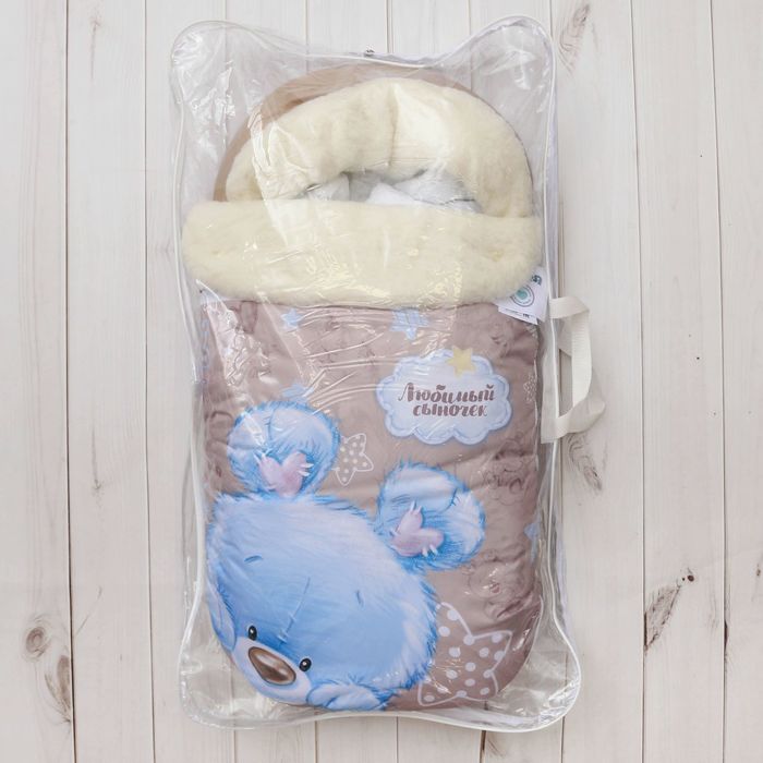 Конверт на выписку зимний "Мишутка"