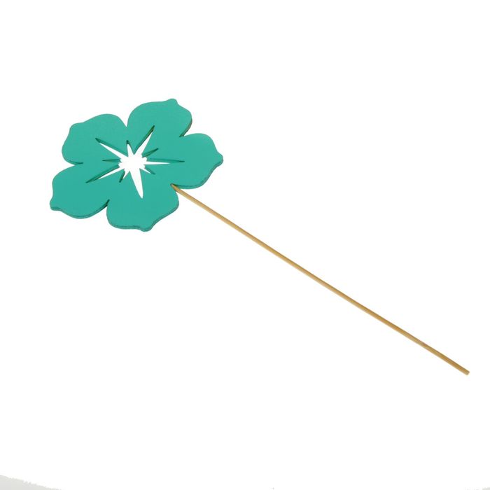 Топпер «Цветок», мятный, 10х28,5 см