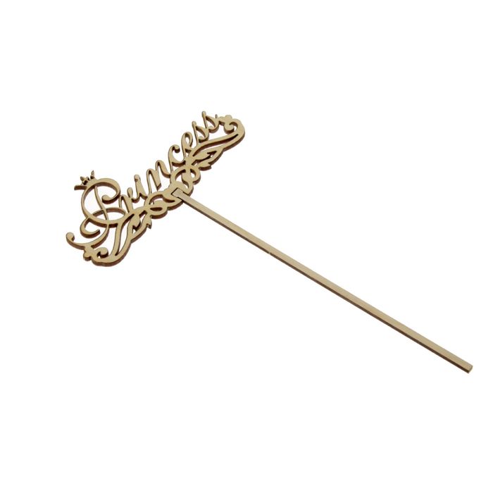 Топпер «Princess», натуральный, 12,5х25,5 см