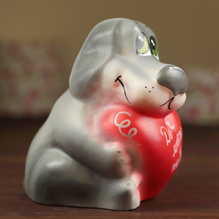 Копилка "Пёс Валентин дачник" х/р