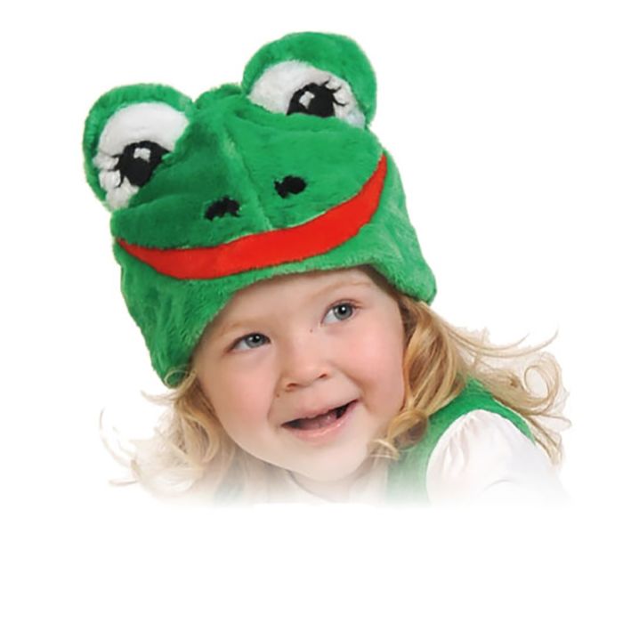 Маска "Лягушка", плюш, р-р 53-55