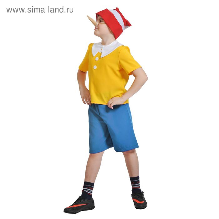 Карнавальный костюм «Буратино», текстиль, р. 28-30, рост 92-110 см