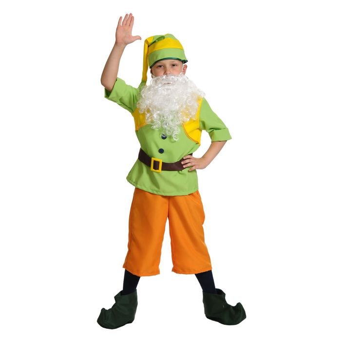Карнавальный костюм "Гном-мечтатель", р-р 32-34, рост 128-134 см