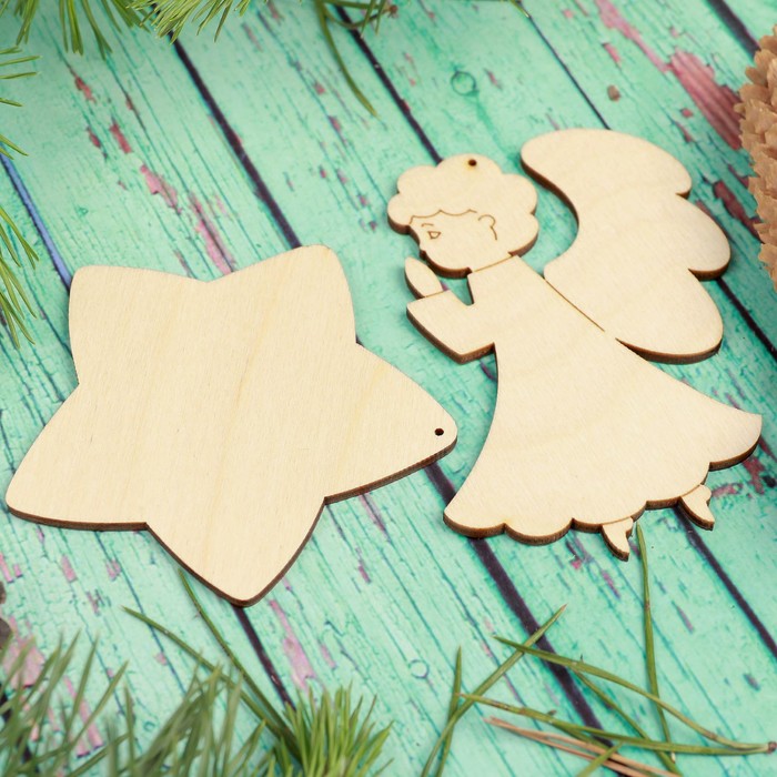 Набор подвесок №2 "Звёздочка и ангел"