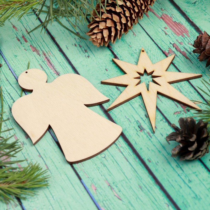 Набор подвесок №10 "Звезда и ангел"