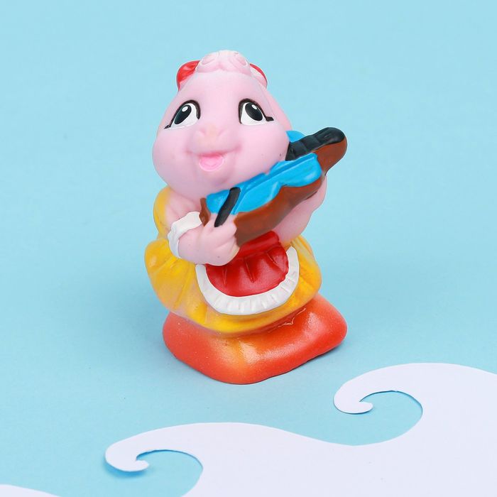 Резиновая игрушка "Овечка со скрипкой" СИ-118 МИКС