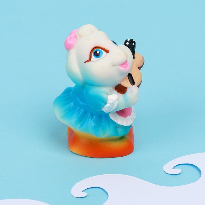 Резиновая игрушка "Овечка со скрипкой" СИ-118 МИКС