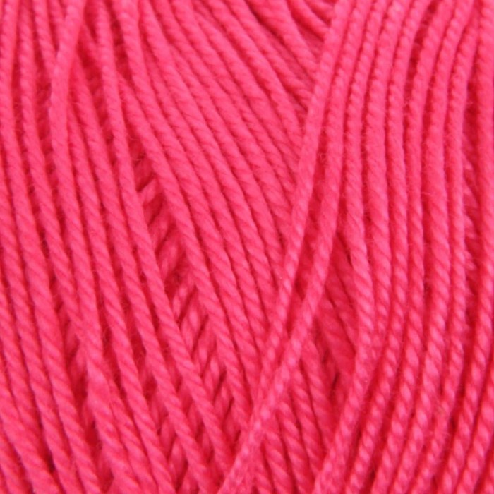 Пряжа "Ажурная" 100% мерсеризованный хлопок 280м/50гр (439-Малиновый)