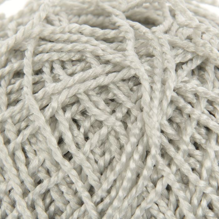 Пряжа "Веревочная" 100% полиэфир 130м/50гр  (18-Стальной)