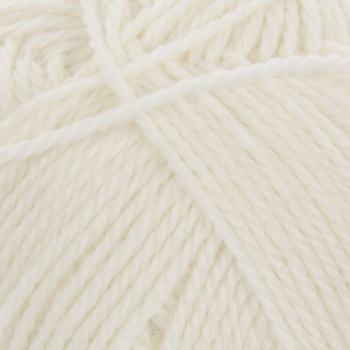 Пряжа "Конкурентная" 50% имп.шерсть, 50% акрил 250м/100гр (01-Белый)