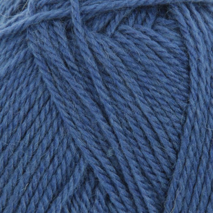 Пряжа "Конкурентная" 50% имп.шерсть, 50% акрил 250м/100гр (100-Корол. синий)