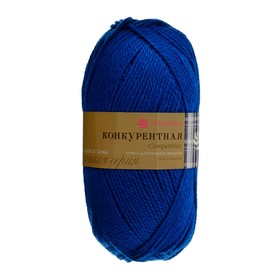 

Пряжа "Конкурентная" 50% имп.шерсть, 50% акрил 250м/100гр (14-Морская волна)