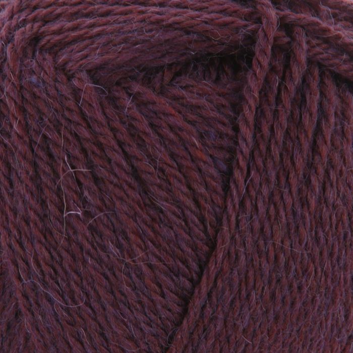 Пряжа "Конкурентная" 50% имп.шерсть, 50% акрил 250м/100гр (191-Ежевика)