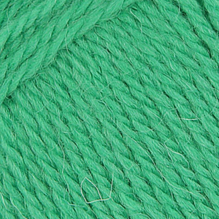 Пряжа "Конкурентная" 50% имп.шерсть, 50% акрил 250м/100гр (192-Зелень)