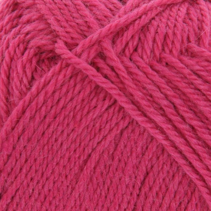 Пряжа "Конкурентная" 50% имп.шерсть, 50% акрил 250м/100гр (439-Малиновый)
